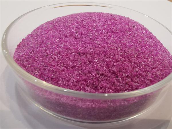 PFA PINK CORUNDUM 铬刚玉耐磨砂F60