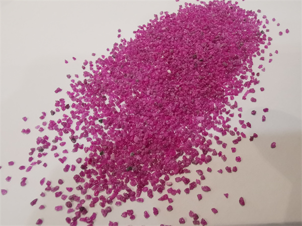 生产切割片等用铬刚玉砂F12-F220 PINK/RUBY FUSED ALUMINA