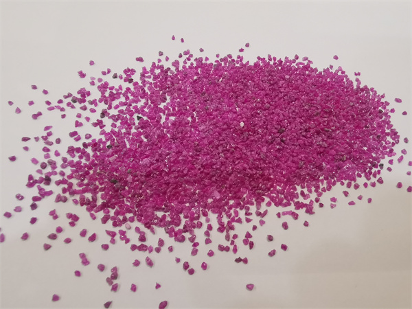 PINK FUSED ALUMINA铬刚玉耐磨砂F#30目