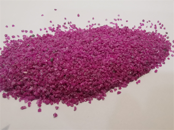 pink corundum 铬刚玉耐磨砂F#20目 1.18-1.0MM