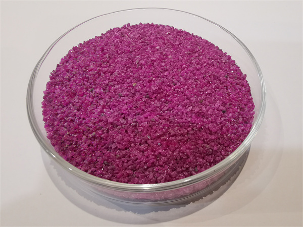 PINK CORUNDUM 铬刚玉耐磨砂80目